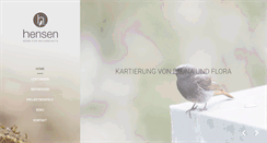 Desktop Screenshot of hensen-naturschutz.de